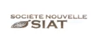 Vabicui — Logo textuel de la marque Société Nouvelle SIAT, composé d’un nom stylisé en gris clair sur fond blanc, avec un design épuré et professionne